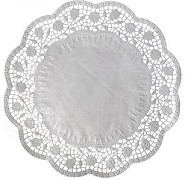 Dortová krajka kulatá 26cm 100ks/72326 - Úklidové a ochranné pomůcky Obalový materiál Ostatní